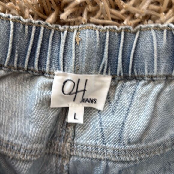 Oli & Hali Washed Hearts Straight Leg Jeans Size L - Picture 6 of 8